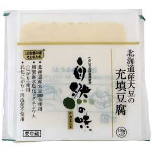 北海道産大豆の充填豆腐