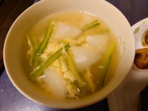 秋山牧園のかぶ使用のスープ