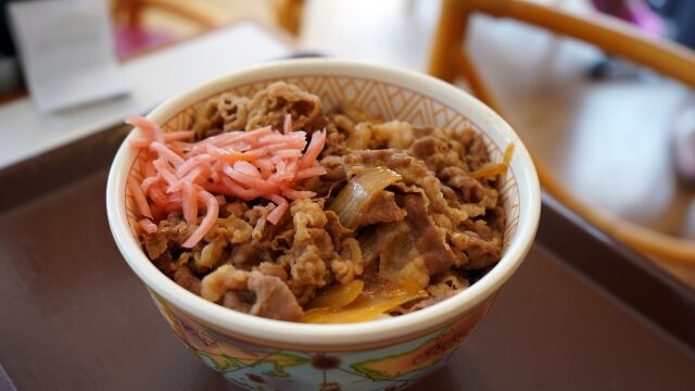 牛丼屋の牛丼