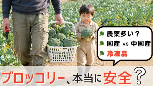 ブロッコリーの収穫と選び方のイメージ｜農薬や中国産・冷凍の違いを考える