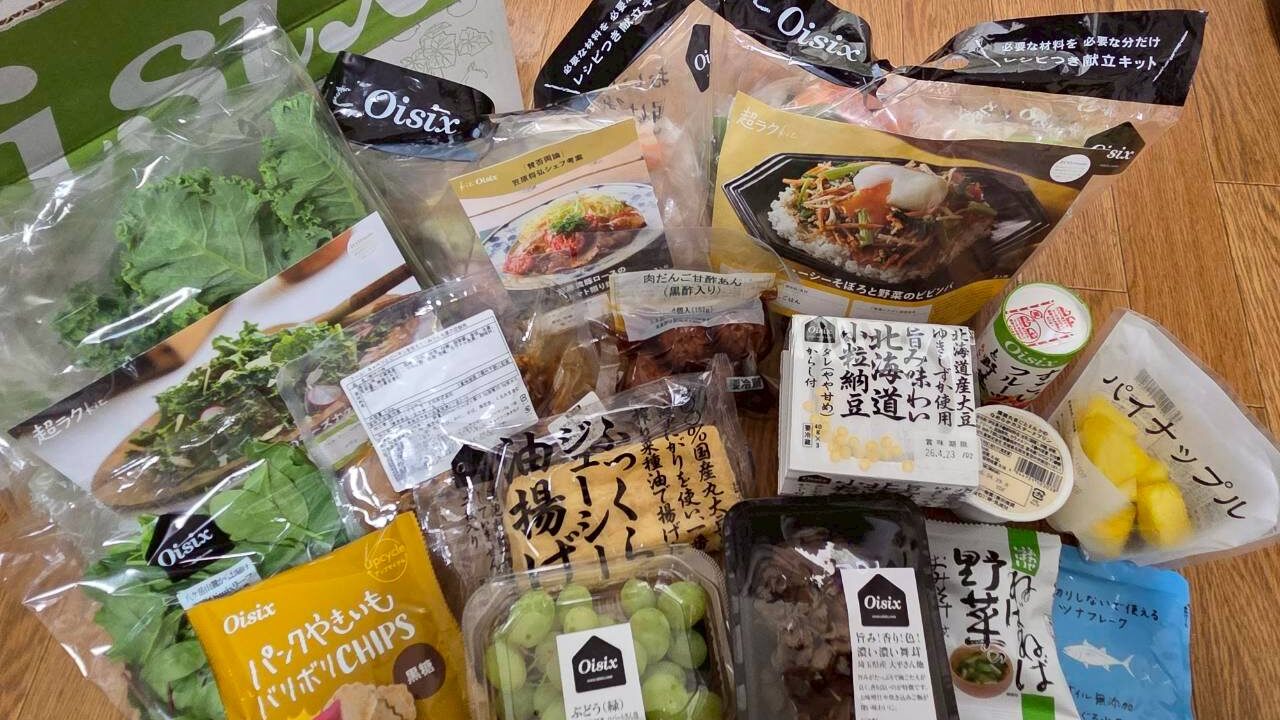オイシックスのお試しセットで届いた品すべて