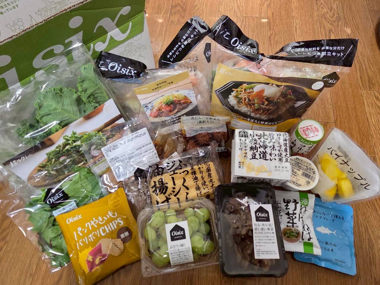 オイシックスのお試しセットで届いた品すべて